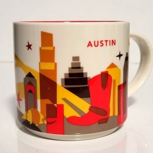 AUSTIN Starbucks YOU ARE HERE collection Coffee Tea Mug 14 fl oz.